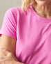 Women's Classic Cotton Crew Tee - Fiji Flower